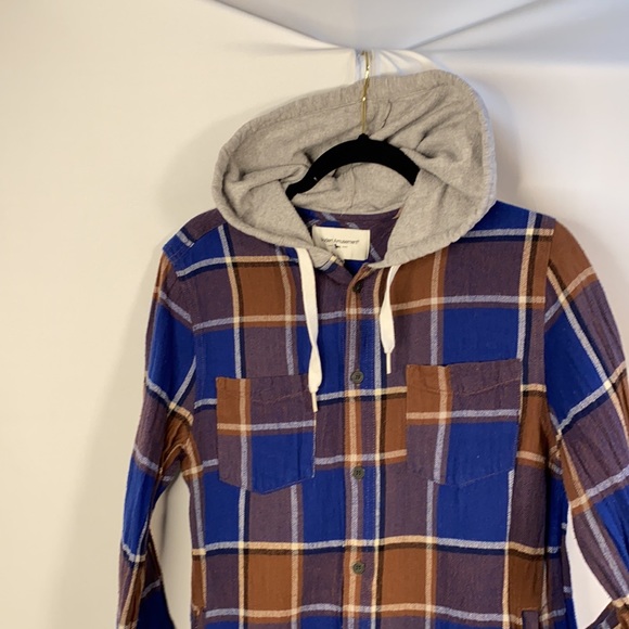 Modern Amusement Long Sleeve Hoodie Flannel - Picture 2 of 4